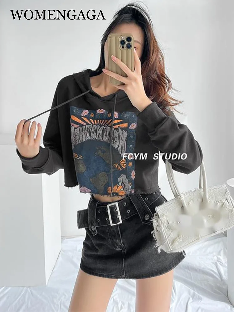 Sweet Autumn Winter New American Fashion Hooded Sweatshirt Short Print Letters Spice Girl Style Thin Hoodie Tops Korean DTW0
Sweet Autumn Winter New American Fashion Hooded Sweatshirt Short Print Letters Spice Girl Style Thin Hoodie Tops Korean DTW0