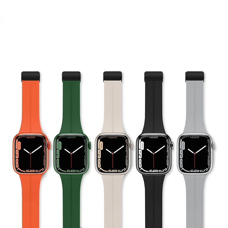 Ремешок силиконовый для Apple Watch 8 band, магнитный браслет для iWatch Series Ultra 8 7 6 3 4 5 se, 45 мм 44 мм 42 мм 41 мм 40 мм 38 мм
Ремешок силиконовый для Apple Watch 8 band, магнитный браслет для iWatch Series Ultra 8 7 6 3 4 5 se, 45 мм 44 мм 42 мм 41 мм 40 мм 38 мм