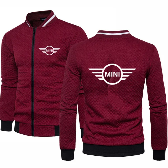 Spring Autumn Mens Sweatshirts Mini Car Logo Jacket Long Sleeve Sportswear Casual Zipper Hoody Male Tops Clothing 5 Colors
Spring Autumn Mens Sweatshirts Mini Car Logo Jacket Long Sleeve Sportswear Casual Zipper Hoody Male Tops Clothing 5 Colors