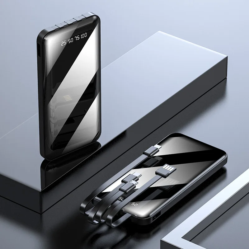 20000mAh Power Bank Portable Charger Digital Display External Battery With Micro USB TYPE C Cable Powerbank for iPhone 14 Xiaomi
20000mAh Power Bank Portable Charger Digital Display External Battery With Micro USB TYPE C Cable Powerbank for iPhone 14 Xiaomi