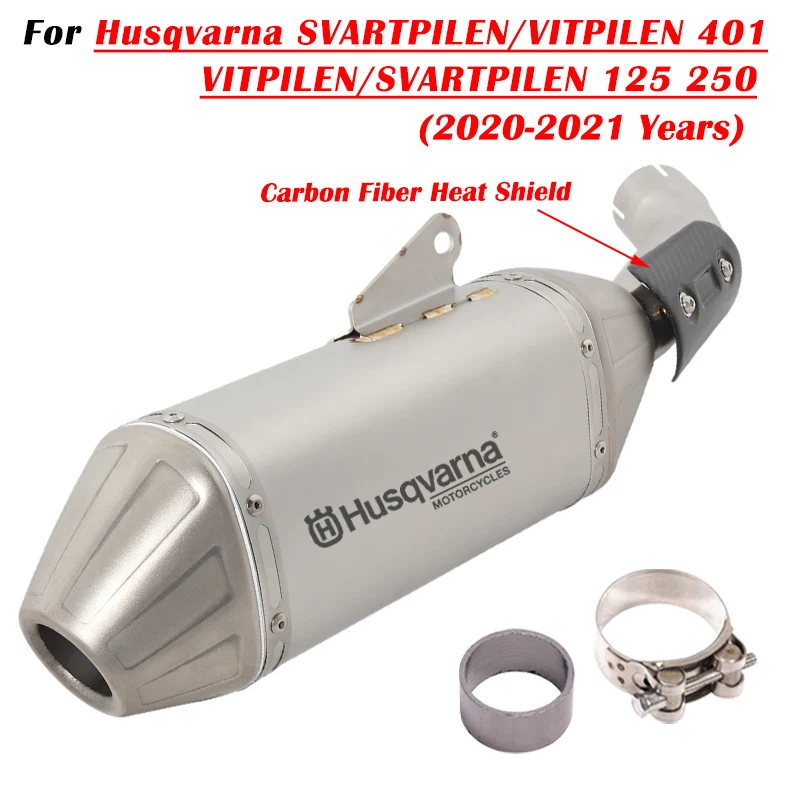 Slip On For Husqvarna 401 SVARTPILEN 401 VITPILEN 125 250 2020 2021 Motorcycle Exhaust Escape Modify Muffler With Mid Link Pipe
Slip On For Husqvarna 401 SVARTPILEN 401 VITPILEN 125 250 2020 2021 Motorcycle Exhaust Escape Modify Muffler With Mid Link Pipe
