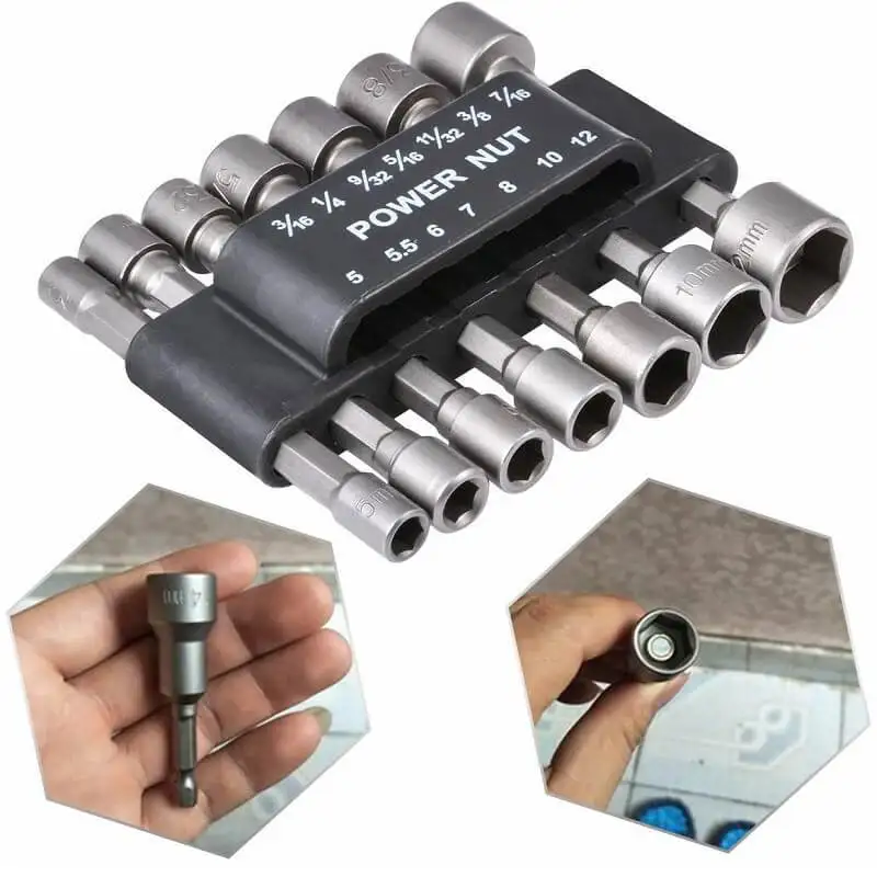 14pcs 5mm-12mm Hex Sockets Sleeve Nozzles Nut Driver Set Screwdriver Set Schroevendraaier Set Bits Sets Tools Socket Wrenches
14pcs 5mm-12mm Hex Sockets Sleeve Nozzles Nut Driver Set Screwdriver Set Schroevendraaier Set Bits Sets Tools Socket Wrenches