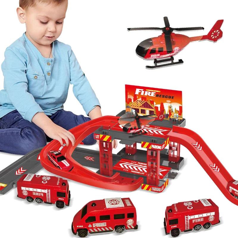 Kids Track Parking Lot Toy Automobile Building Racing Rail Car Park Fire Police Engineering Dinosaur Car Track For Children Gift
Kids Track Parking Lot Toy Automobile Building Racing Rail Car Park Fire Police Engineering Dinosaur Car Track For Children Gift