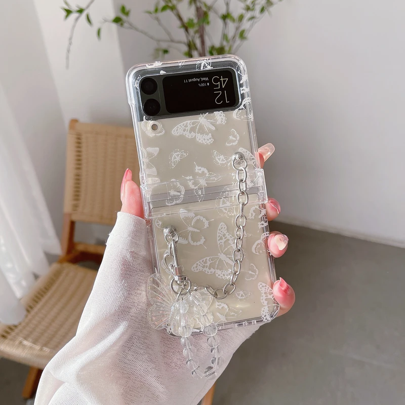 luxury Art Retro Elegant Butterfly Transparent Phone Case For Galaxy Z Flip 3 5G Case Flip 3 Shockproof Back Cover With Lanyard
luxury Art Retro Elegant Butterfly Transparent Phone Case For Galaxy Z Flip 3 5G Case Flip 3 Shockproof Back Cover With Lanyard