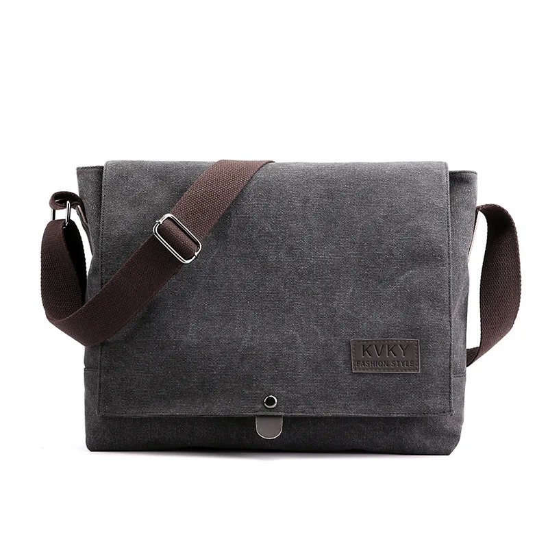 New Men's Canvas Messenger Shoulder Crossbody Bags Man New Fashion Cross Body Bag Casual Solid High Workmanship Male Bag
New Men's Canvas Messenger Shoulder Crossbody Bags Man New Fashion Cross Body Bag Casual Solid High Workmanship Male Bag