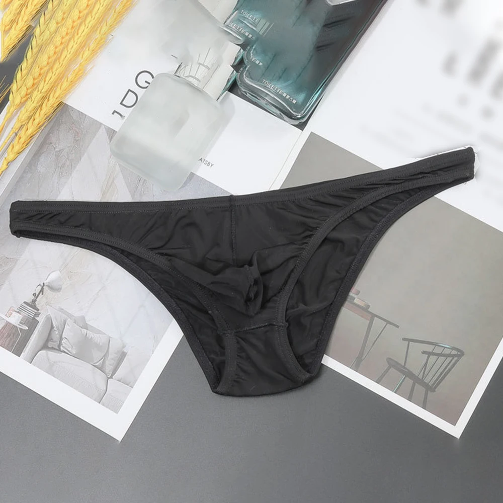 Sexy Underwear Men's Underwear Panties Thong Shorts Low Raised Underwear Ice Silk T Back Underwears Mens Sexy Thongs Briefs
Sexy Underwear Men's Underwear Panties Thong Shorts Low Raised Underwear Ice Silk T Back Underwears Mens Sexy Thongs Briefs