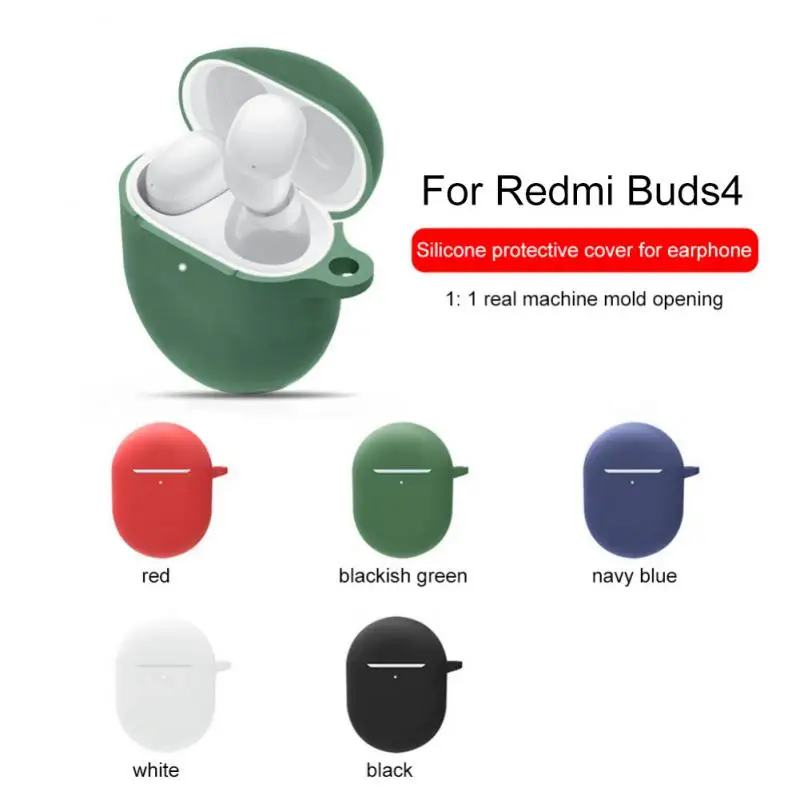 Anti-scratch Protective Shell With Carabiner Perfect Fit Tpu Case Silicone Soft Silicone Earphone Cover For Redmi Buds 4 Earbuds
Anti-scratch Protective Shell With Carabiner Perfect Fit Tpu Case Silicone Soft Silicone Earphone Cover For Redmi Buds 4 Earbuds