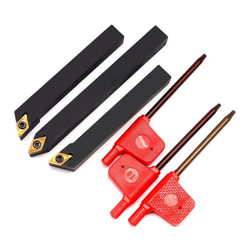 3 шт. 10 мм хвостовик токарного станка держатель инструмента SDNCN1010H07 SDJCL1010H07 SDJCR1010H07 + 3 шт. DCMT070204 Сменные карбидные вставки
3 шт. 10 мм хвостовик токарного станка держатель инструмента SDNCN1010H07 SDJCL1010H07 SDJCR1010H07 + 3 шт. DCMT070204 Сменные карбидные вставки