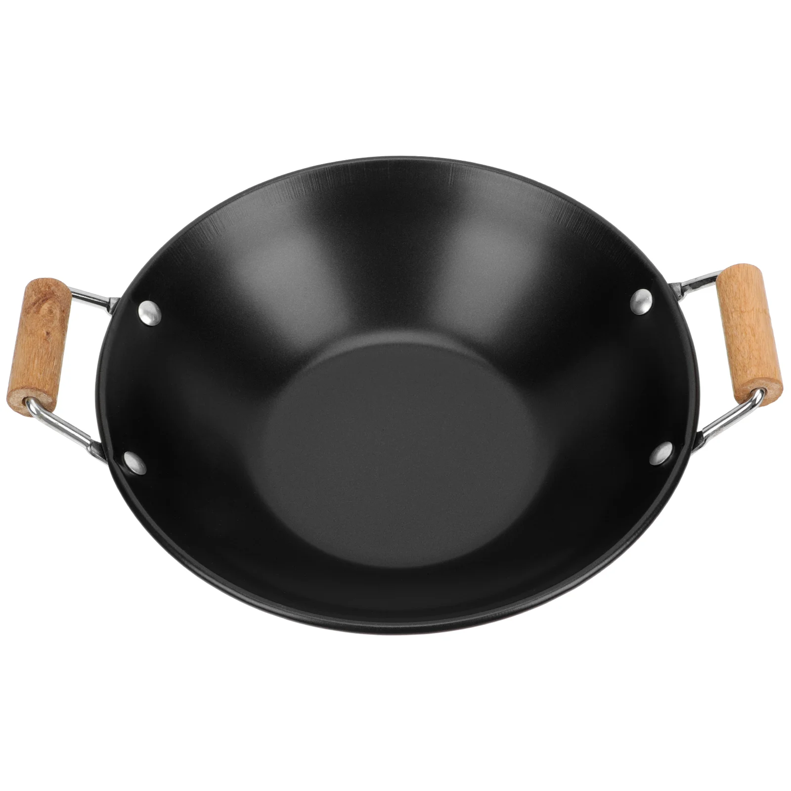 

Pan Pot Wok Steel Cooking Carbon Stainless Kitchen Handle Cookware Hot Stir Fry Pans Non Stick Nonstick Stove Bottom Frying
