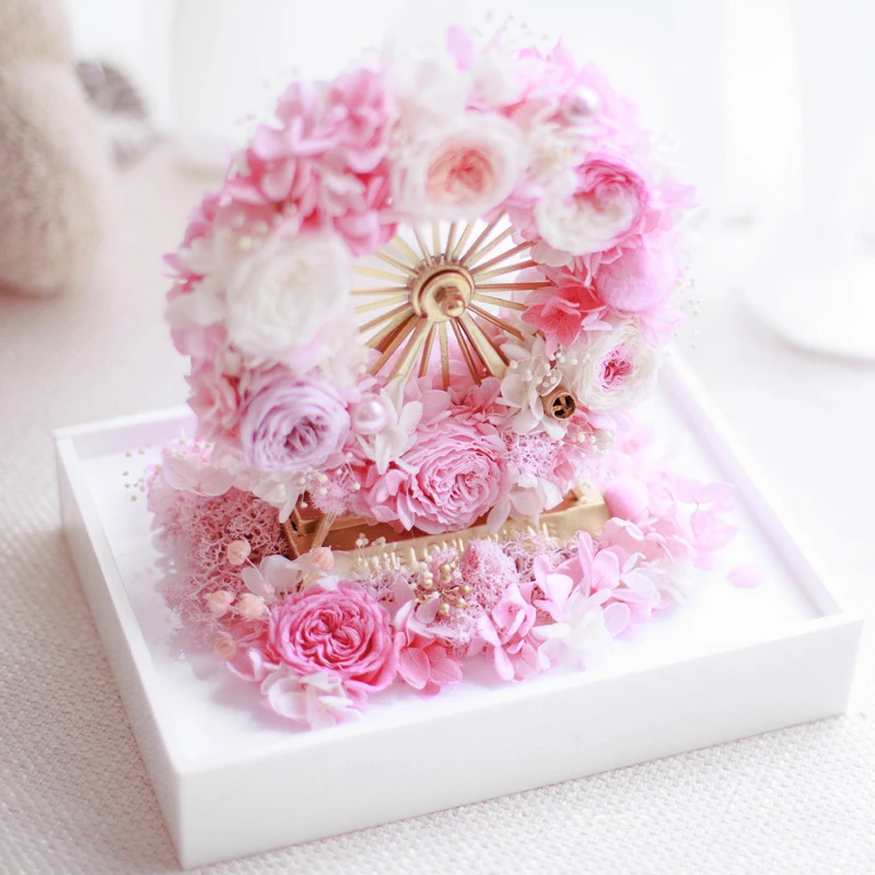 Valentine's Day Christmas Birthday Gift for Girlfriend Gift Eternal Flowers Finished Rose Ferris Wheel Souvenir
Valentine's Day Christmas Birthday Gift for Girlfriend Gift Eternal Flowers Finished Rose Ferris Wheel Souvenir