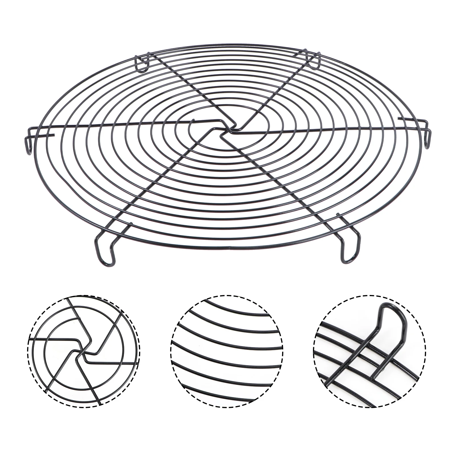 Rack Cooling Round Cake Fryer Air Wire Stockpot Iorn Cooker Pressure Coolerroasting Non Stick Dish Tray Canner Baking Steaming
Rack Cooling Round Cake Fryer Air Wire Stockpot Iorn Cooker Pressure Coolerroasting Non Stick Dish Tray Canner Baking Steaming