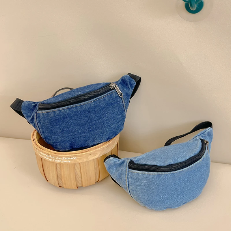 Vintage Denim Boys Kids Shoulder Bag Solid Color Children's Chest Bag Crossbody Bags Casual Cool Girls Fanny Pack Purse Handbags
Vintage Denim Boys Kids Shoulder Bag Solid Color Children's Chest Bag Crossbody Bags Casual Cool Girls Fanny Pack Purse Handbags
