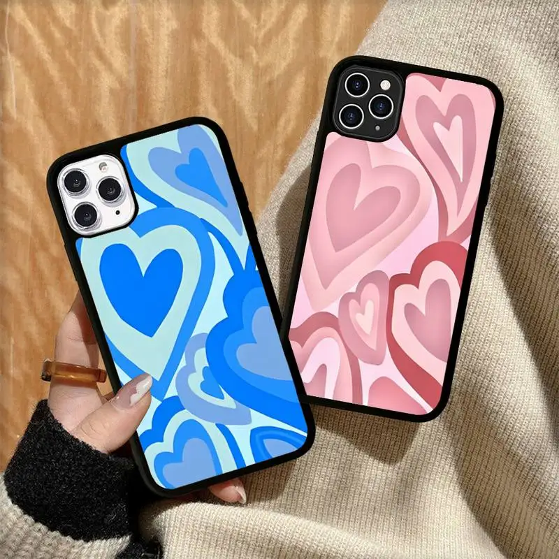 Cute Matte Love Heart Pattern Phone Case Silicone PC+TPU Case for iPhone 11 12 13 Pro Max 8 7 6 Plus X SE XR Hard Fundas
Cute Matte Love Heart Pattern Phone Case Silicone PC+TPU Case for iPhone 11 12 13 Pro Max 8 7 6 Plus X SE XR Hard Fundas