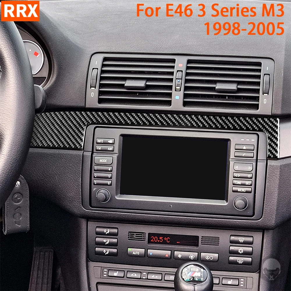 Real 3D Carbon Fiber Car Accessories Central Dashboard Decorative Strip Real Carbon Fiber Stickers for BMW E46 1998-2005
Real 3D Carbon Fiber Car Accessories Central Dashboard Decorative Strip Real Carbon Fiber Stickers for BMW E46 1998-2005