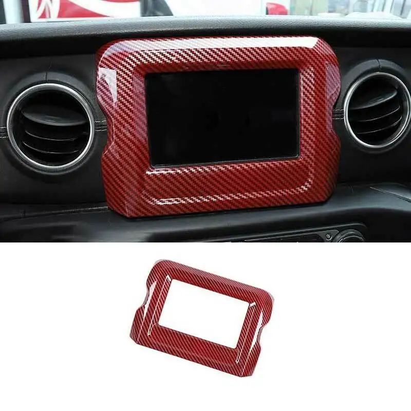 For Jeep Wrangler JL 2018-21 Red Carbon Fiber Central Console Navigation Panel
For Jeep Wrangler JL 2018-21 Red Carbon Fiber Central Console Navigation Panel