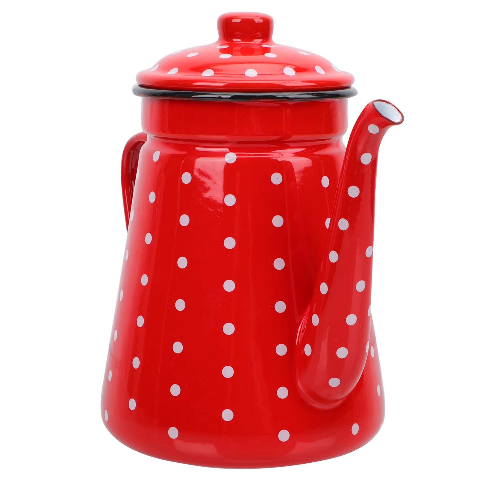 Espresso Grounds Enamel Pot Household Teakettle Decorative Enameled Water Hand Pour Milk Storage Miss With whistle Gas stove
Espresso Grounds Enamel Pot Household Teakettle Decorative Enameled Water Hand Pour Milk Storage Miss With whistle Gas stove