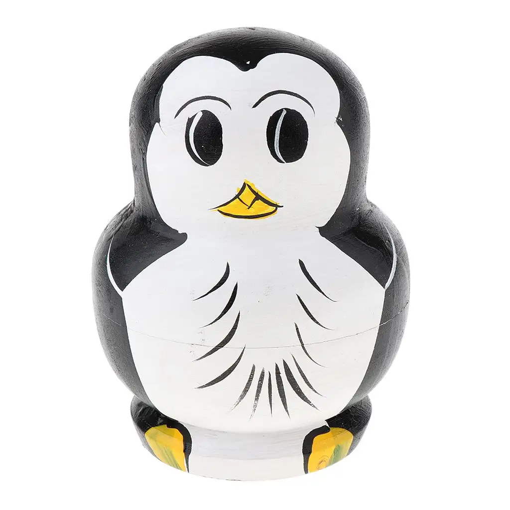 10pcs Cute Penguin Hand-painted Wooden Nesting Dolls Nesting Wishing Dolls Matryoshka Traditional Crafts
10pcs Cute Penguin Hand-painted Wooden Nesting Dolls Nesting Wishing Dolls Matryoshka Traditional Crafts