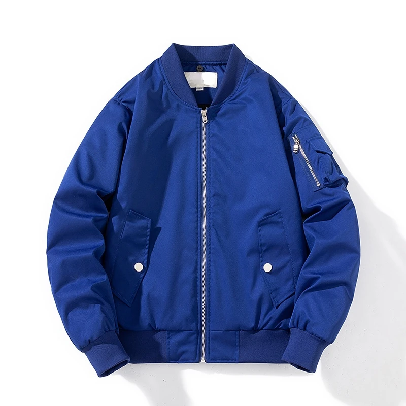 Men Women Bomber Jacket Fashion Solid Pilot Jacket Japanese Casual Baseball Coat Spring Autumn Windbreaker Blue Brown Black 2022
Men Women Bomber Jacket Fashion Solid Pilot Jacket Japanese Casual Baseball Coat Spring Autumn Windbreaker Blue Brown Black 2022