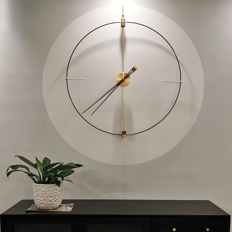 Large Nordic Wall Clock Modern Design Creative Art Luxury Silent Metal Simple Wall Clock Living Room Reloj De Pared Home Decor 5
Large Nordic Wall Clock Modern Design Creative Art Luxury Silent Metal Simple Wall Clock Living Room Reloj De Pared Home Decor 5