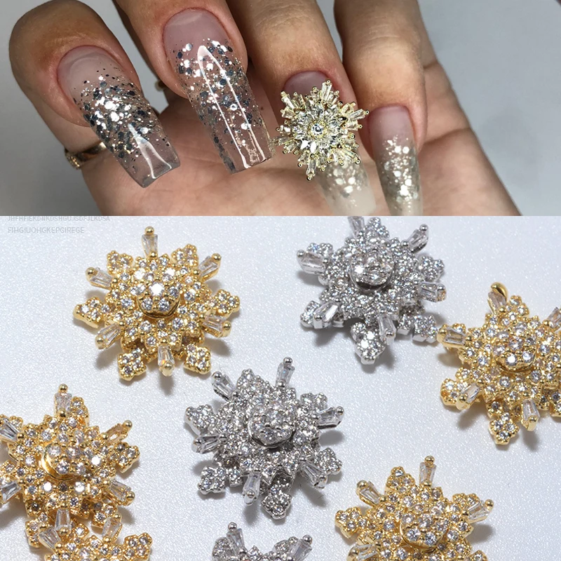 1pcs Spin Rotating Snowflakes Nail Art Decorations Rotational Nail Glitter Charm Spinning Stone Zircon Rhinestones for 3D
1pcs Spin Rotating Snowflakes Nail Art Decorations Rotational Nail Glitter Charm Spinning Stone Zircon Rhinestones for 3D