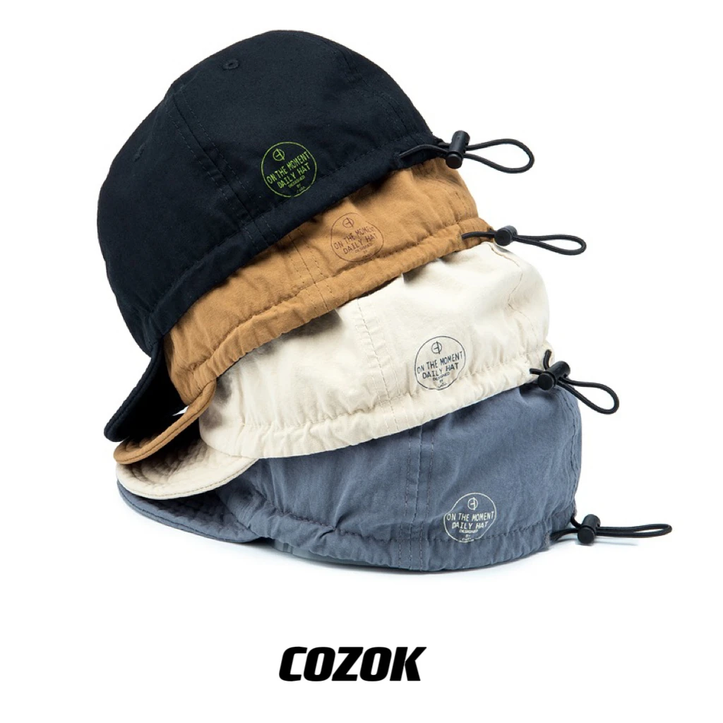 Amercian vintage short brim cap washed soft top drawstring work cap curved brim baseball
Amercian vintage short brim cap washed soft top drawstring work cap curved brim baseball