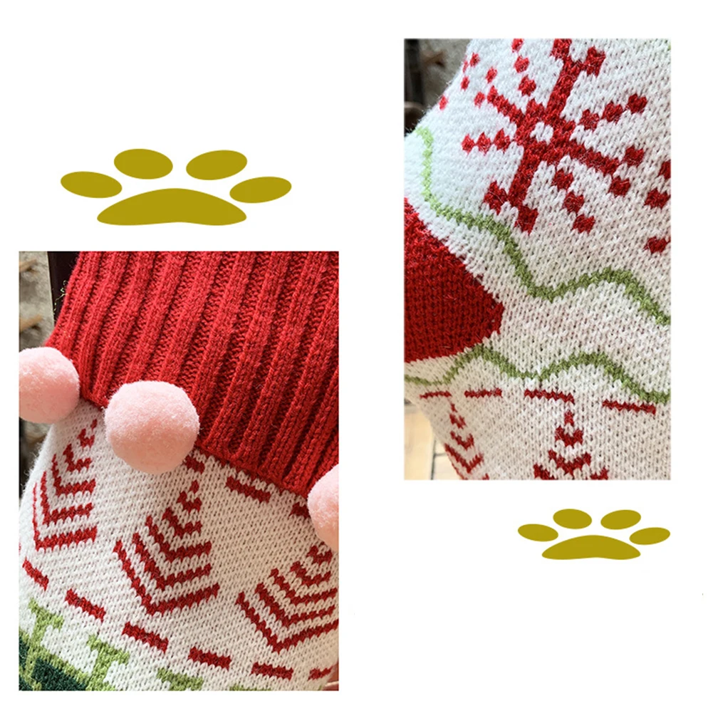 Knitted Christmas Stocking Flower Candy Gift Bag Decorative Tree Ornament Create a Christmas Tradition Quality Material
Knitted Christmas Stocking Flower Candy Gift Bag Decorative Tree Ornament Create a Christmas Tradition Quality Material