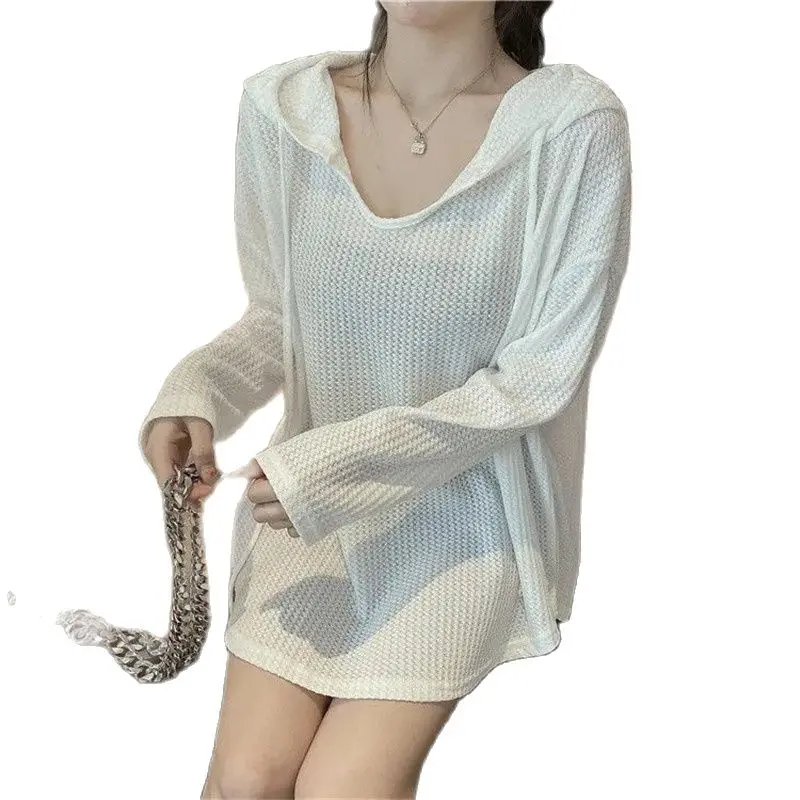 Fashion Spring Summer Autumn Hoodie 2023 New Loose Thin Women Tops Sports Shirt Casual Hooded Hoodie Sweatshirt Pullover Tops
Fashion Spring Summer Autumn Hoodie 2023 New Loose Thin Women Tops Sports Shirt Casual Hooded Hoodie Sweatshirt Pullover Tops