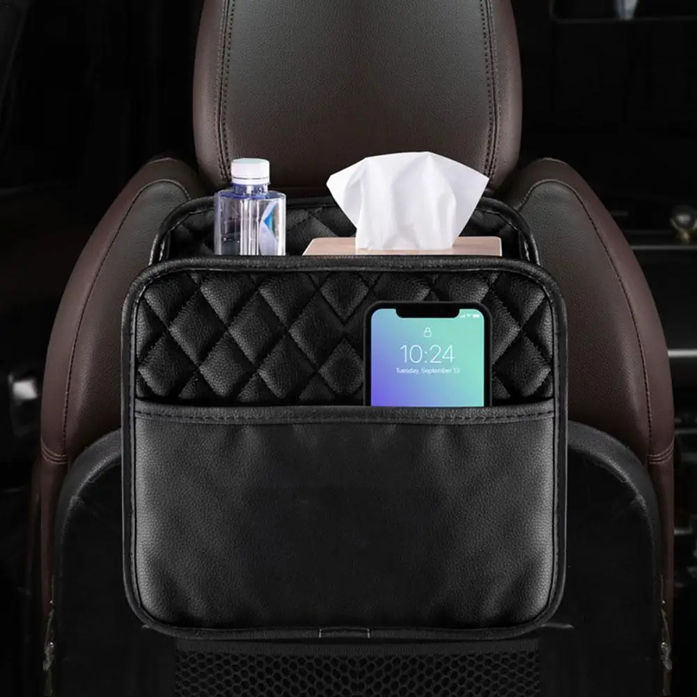 Portable Car Seat Back Multi-Pocket Bag Hanging Organizer Black Interior Accessories Rear Box Storage Car Storage Collector P2O3 
Portable Car Seat Back Multi-Pocket Bag Hanging Organizer Black Interior Accessories Rear Box Storage Car Storage Collector P2O3