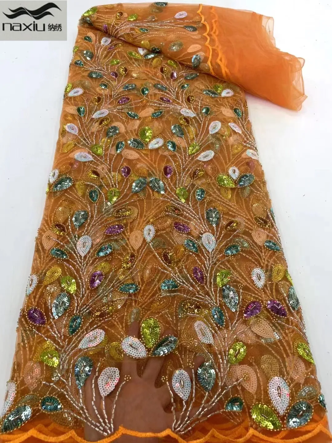 Madison Lace Fabric High Quality embroidery French tulle lace Nigeria lace fabric With Sequins And Beads For Wedding Dress
Madison Lace Fabric High Quality embroidery French tulle lace Nigeria lace fabric With Sequins And Beads For Wedding Dress