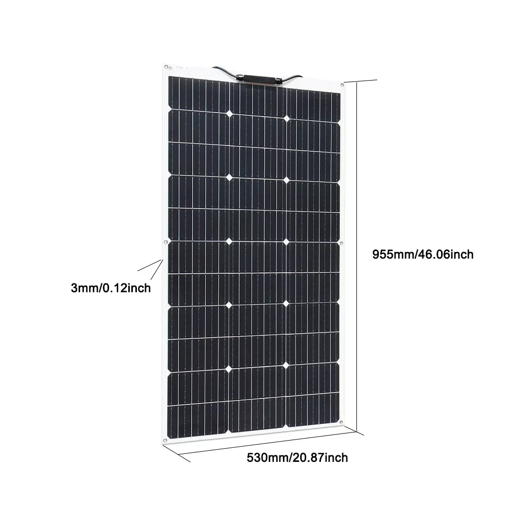 1000W Solar Panel Flexible Monocrystalline Solar Cells 1~10PCS 100~1000 Watt PV Module 12V 24V Photovoltaic Off Grid System
1000W Solar Panel Flexible Monocrystalline Solar Cells 1~10PCS 100~1000 Watt PV Module 12V 24V Photovoltaic Off Grid System