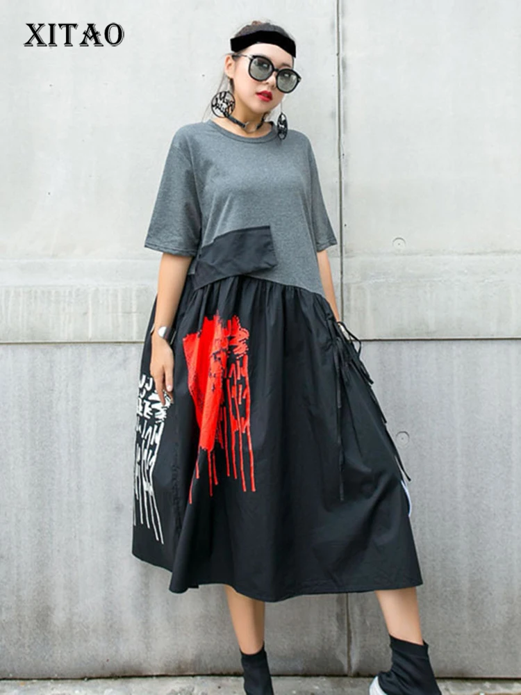 XITAO Dress Fashion New High Waist Elegant 2020 Summer Pullover Patchwork Hit Color Goddess Fan Casual Dress GCC3514
XITAO Dress Fashion New High Waist Elegant 2020 Summer Pullover Patchwork Hit Color Goddess Fan Casual Dress GCC3514