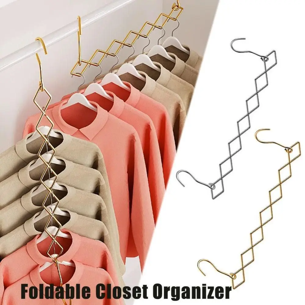 Multi-port Clothes Drying Rack Magic Stainless Steel Foldable Clothes Hanger Space Saving Hooks 
Multi-port Clothes Drying Rack Magic Stainless Steel Foldable Clothes Hanger Space Saving Hooks