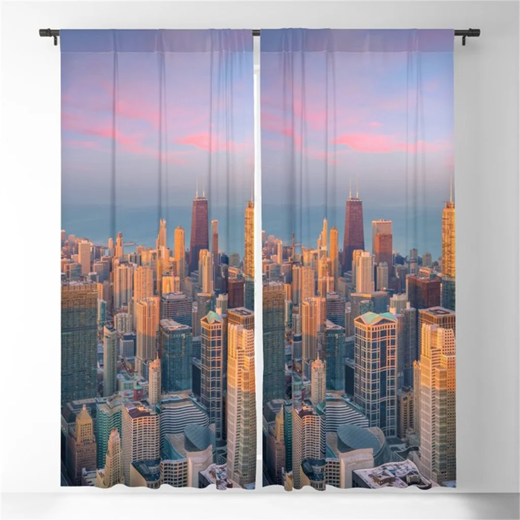 Chicago 03 - USA Blackout Curtains 3D Print Window Curtains For Bedroom Living Room Decor Window Treatments
Chicago 03 - USA Blackout Curtains 3D Print Window Curtains For Bedroom Living Room Decor Window Treatments