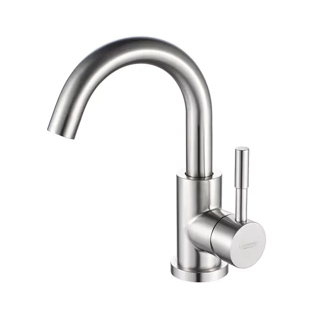 Basin Faucets Stainless Steel Bathroom Faucet Rotate Single Handle Hot and Cold Water Basin Mixer Taps Crane L1098-3
Basin Faucets Stainless Steel Bathroom Faucet Rotate Single Handle Hot and Cold Water Basin Mixer Taps Crane L1098-3