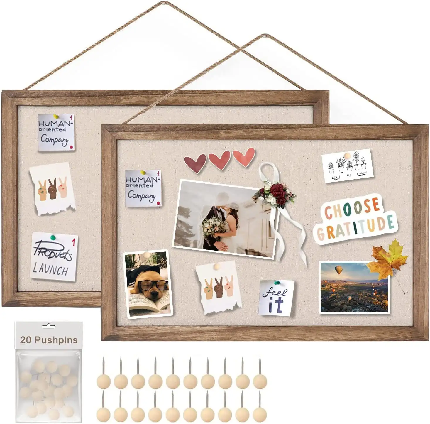 Wood Bulletin Boards, 2-Pack Linen Wall Bulletin Board, Decorative Hanging Pin Board, Frame Cork Board Light Bulletin Boards Ho
Wood Bulletin Boards, 2-Pack Linen Wall Bulletin Board, Decorative Hanging Pin Board, Frame Cork Board Light Bulletin Boards Ho
