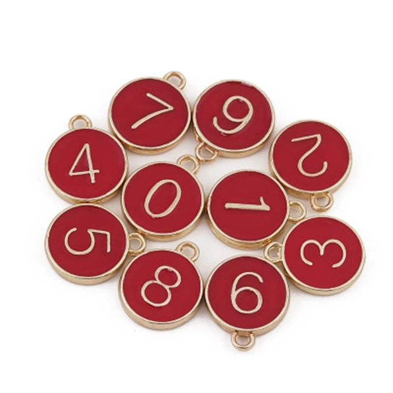 10PCS Jewelry Making Letter Double-Sided Enamel Number First Charm DIY
10PCS Jewelry Making Letter Double-Sided Enamel Number First Charm DIY