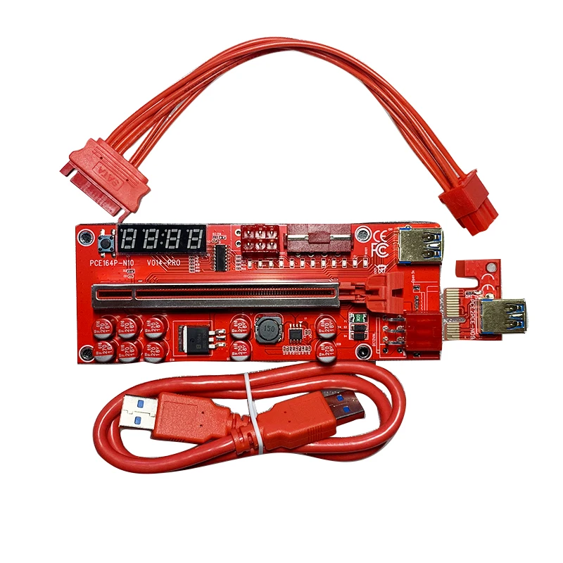 Кабель VER014 Pro Cabo 014, переходная карта GPU USB3.0, кабель PCI Express x16, 6-контактный разъем питания, 10 светодиодов, для майнинга BTC ETH с USB-кабелем 60 см
Кабель VER014 Pro Cabo 014, переходная карта GPU USB3.0, кабель PCI Express x16, 6-контактный разъем питания, 10 светодиодов, для майнинга BTC ETH с USB-кабелем 60 см