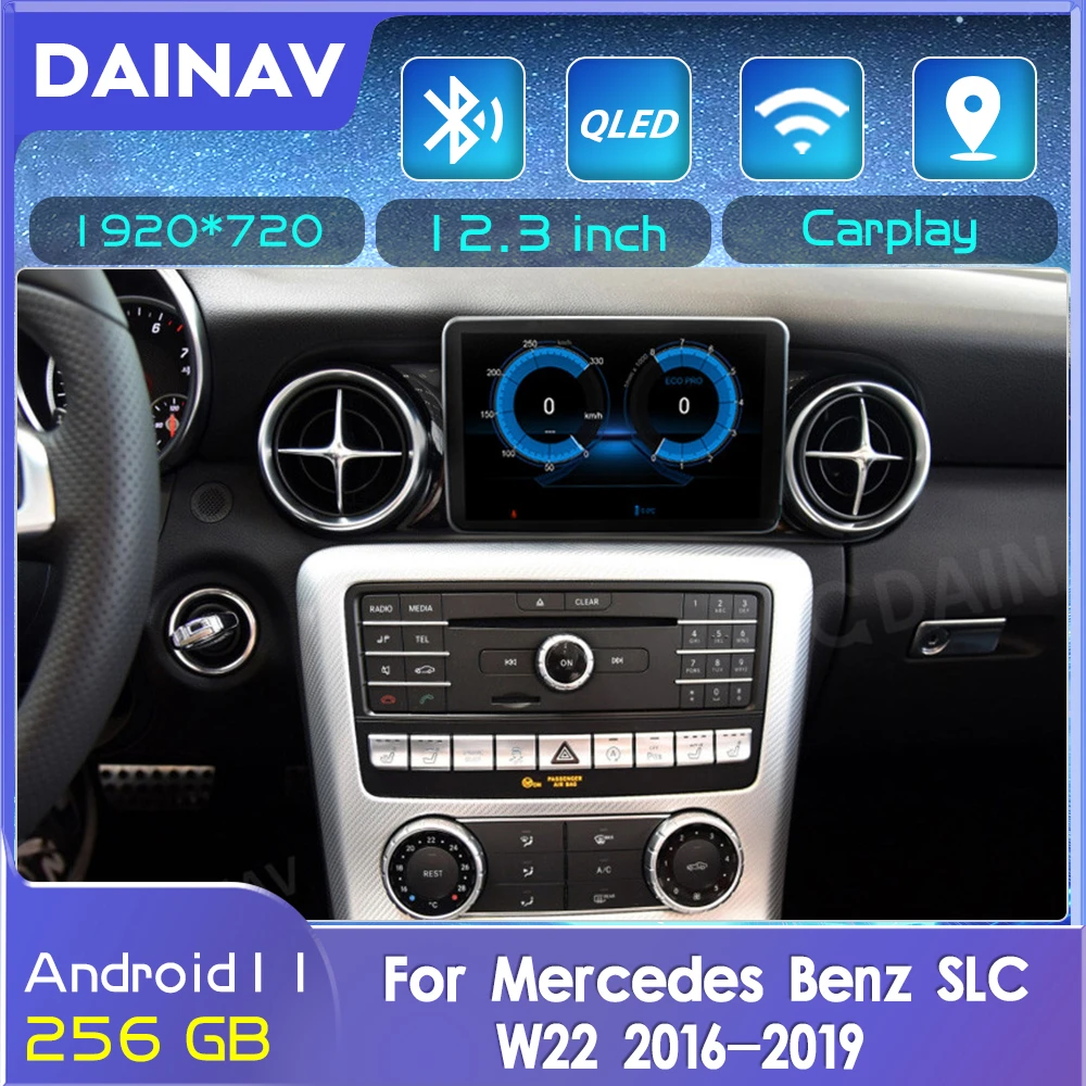 Автомагнитола на Android 11,0, 8 + 256 ГБ, GPS-навигация для Mercedes Benz SLC Class W22 2016-2019, мультимедийный плеер, стерео
Автомагнитола на Android 11,0, 8 + 256 ГБ, GPS-навигация для Mercedes Benz SLC Class W22 2016-2019, мультимедийный плеер, стерео