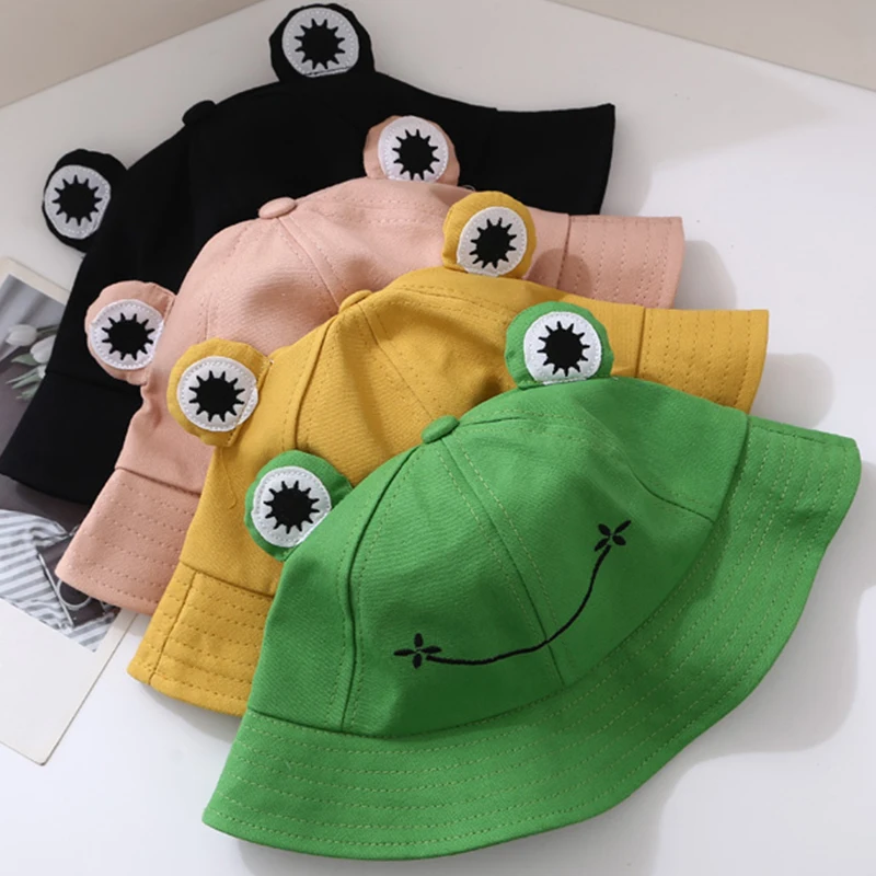 Parent-Kid Cartoon Frog Eyes Bucket Hat Women Summer Autumn Cute Froggy Sun Hats Panama Cap Outdoor Fishing Sunscreen Bob Caps
Parent-Kid Cartoon Frog Eyes Bucket Hat Women Summer Autumn Cute Froggy Sun Hats Panama Cap Outdoor Fishing Sunscreen Bob Caps