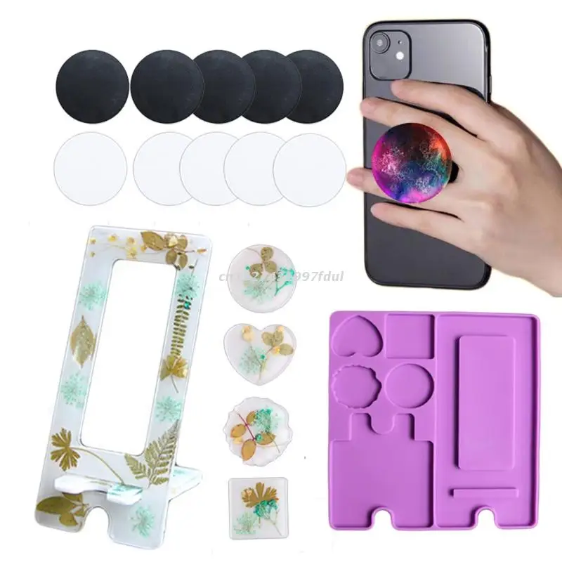 Handmade Phone Holder Mobile Phone Stents Epoxy Resin Mold Cellphone Bracket Rack Silicone Mould DIY Crafts Jewelry Mold
Handmade Phone Holder Mobile Phone Stents Epoxy Resin Mold Cellphone Bracket Rack Silicone Mould DIY Crafts Jewelry Mold