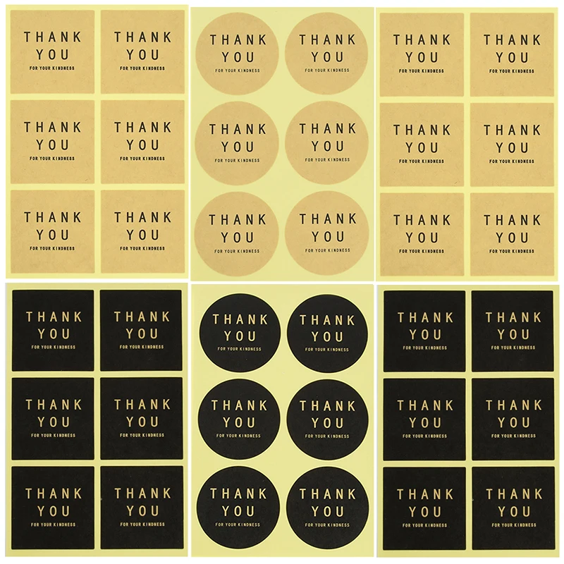 10/20 Sheets Thank You Label Round Square Black Kraft Paper Sticker DIY Handmade Cake Baking Biscuit Bag Decoration Seal Sticker
10/20 Sheets Thank You Label Round Square Black Kraft Paper Sticker DIY Handmade Cake Baking Biscuit Bag Decoration Seal Sticker