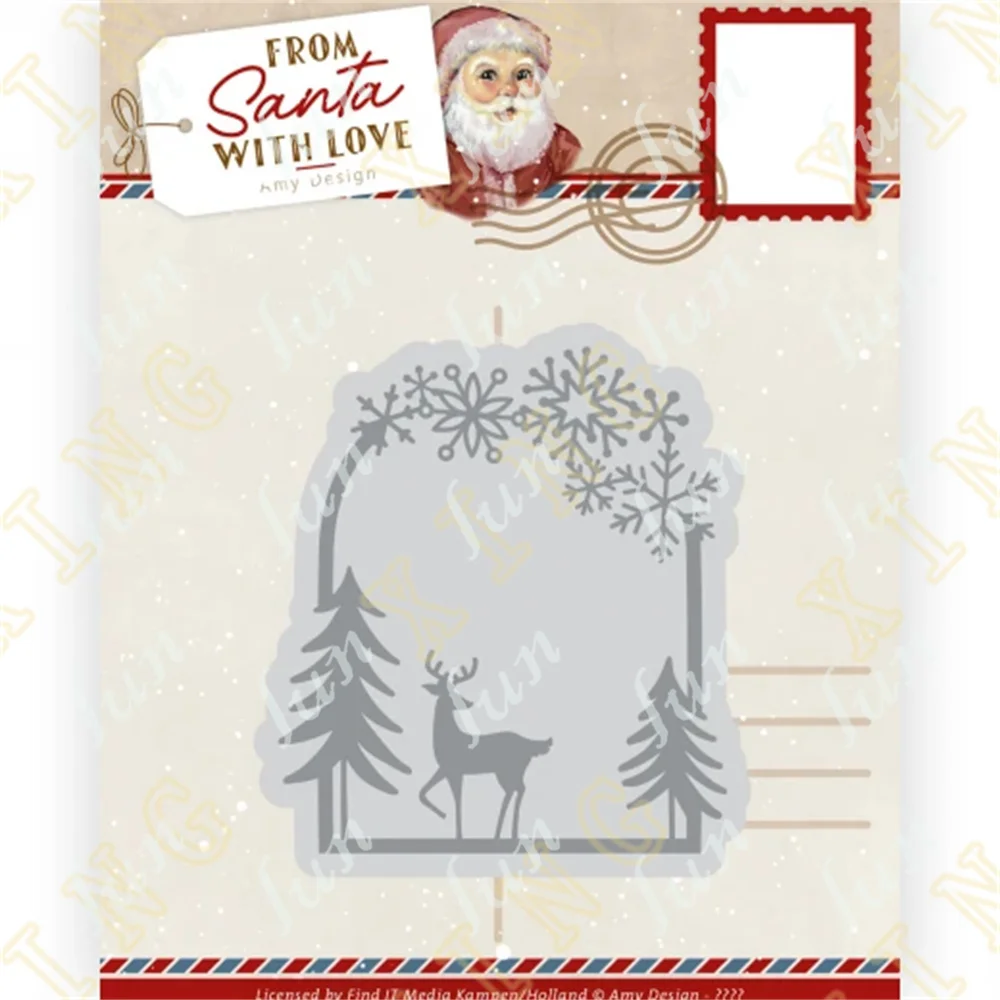 Metal Cutting Dies for Diy Scrapbooking Album Paper Card Embossed Template Stencil Reindeer Scene Mold Craft Supplies Decoration
Metal Cutting Dies for Diy Scrapbooking Album Paper Card Embossed Template Stencil Reindeer Scene Mold Craft Supplies Decoration