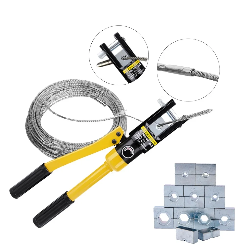 0—120mm² Hydraulic Crimping Tool YQK-120 Pressure 10T Household Hydraulic Pliers DIY Cable Terminal Crimping Pliers
0—120mm² Hydraulic Crimping Tool YQK-120 Pressure 10T Household Hydraulic Pliers DIY Cable Terminal Crimping Pliers
