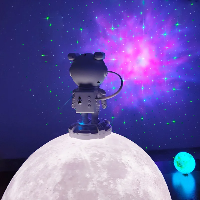 Projector Night Light Astronaut Star Sky Projection Light Bluetooth Version Children's Gift Adult Family Bedroom Decoration 
Projector Night Light Astronaut Star Sky Projection Light Bluetooth Version Children's Gift Adult Family Bedroom Decoration