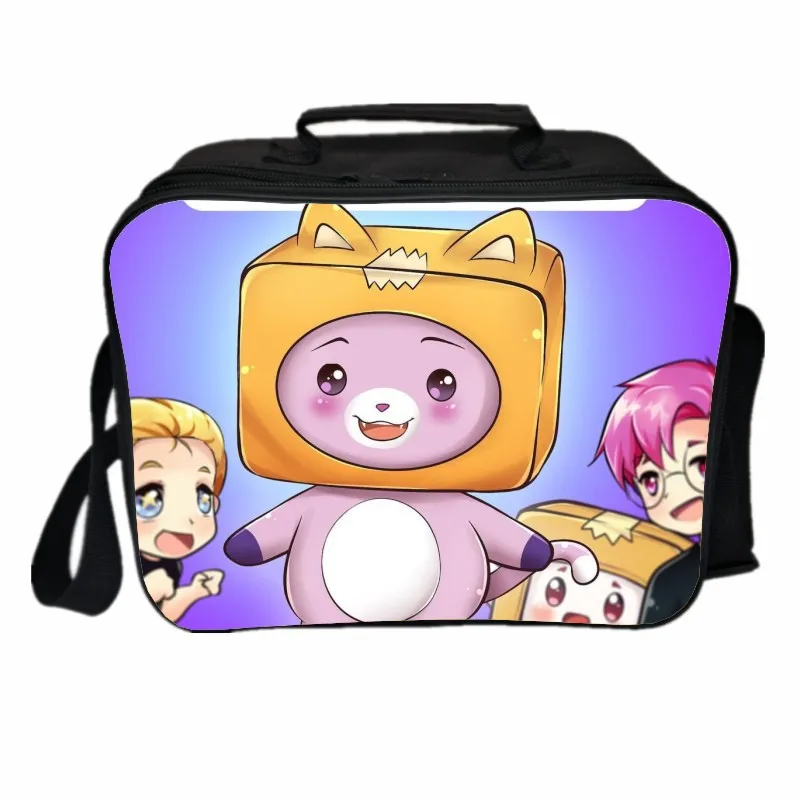 

New Product Lankybox Surrounding Elementary and Middle School Students Insulation Bag Picnic Bag Ice Bag Lunch Bag