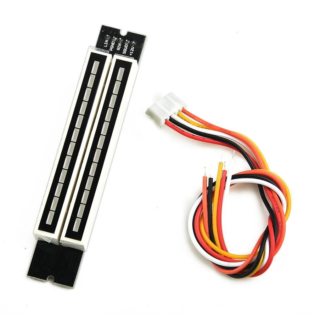 Speed Adjustable 12-Level Indicator VU Meter Light Speed Adjustable Board Module Stereo Accessory With 5pin Cable
Speed Adjustable 12-Level Indicator VU Meter Light Speed Adjustable Board Module Stereo Accessory With 5pin Cable