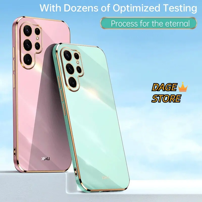 Чехол для Samsung Galaxy S22 ультра однотонный с прямым краем 6D покрытие чехол для телефона мягкий чехол
Чехол для Samsung Galaxy S22 ультра однотонный с прямым краем 6D покрытие чехол для телефона мягкий чехол