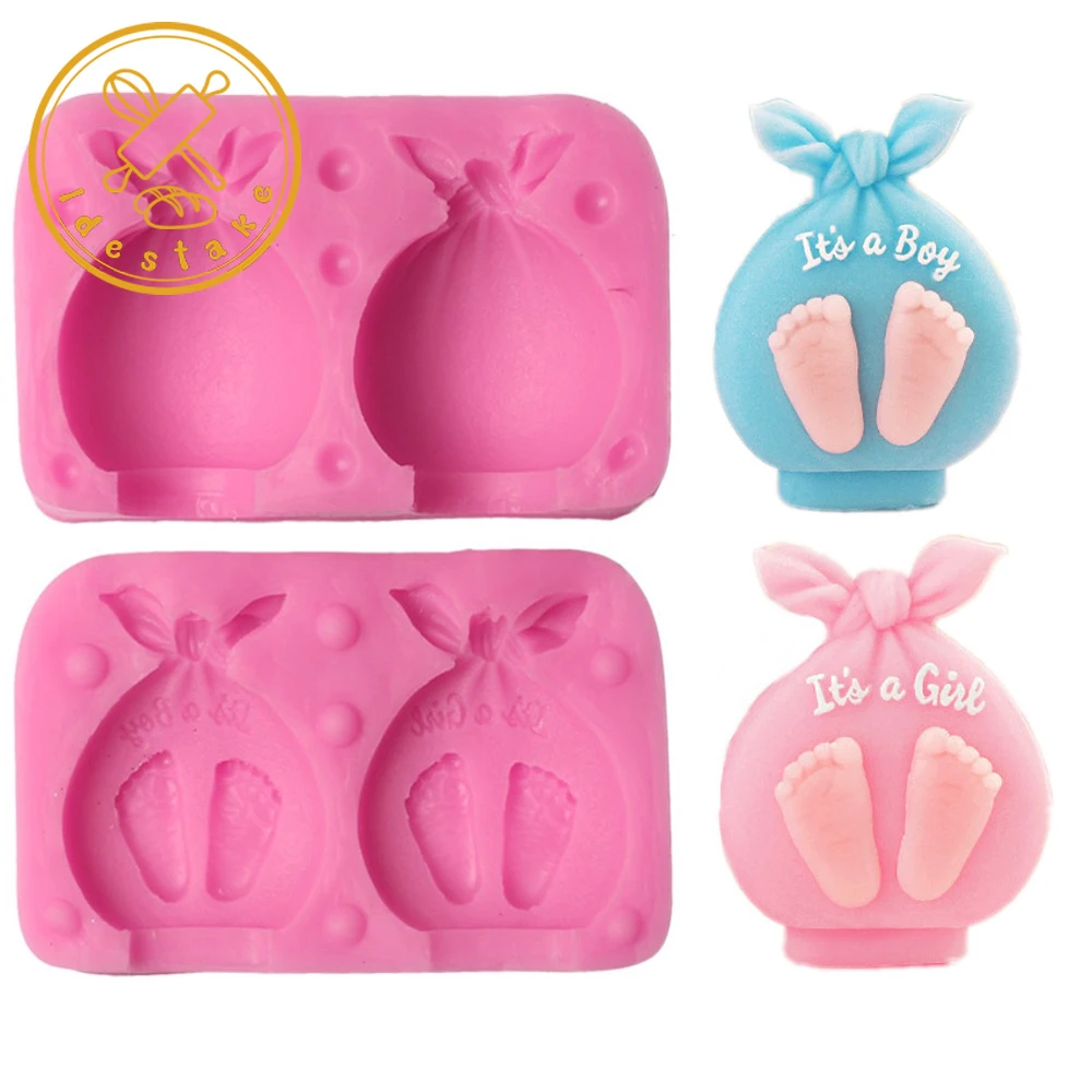 3D Baby Shower Party Cake Silicone Mold Baby Bag Foot Soap Mold Fondant Cake Decorating Candy Chocolate Mould Kitchen Bakeware
3D Baby Shower Party Cake Silicone Mold Baby Bag Foot Soap Mold Fondant Cake Decorating Candy Chocolate Mould Kitchen Bakeware