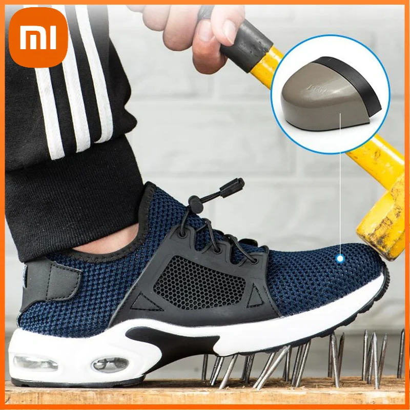 Xiaomi Indestructible Shoes Men and Women Steel Toe Safety Shoes Puncture-Proof Work Boots Cushion Breathable Sneakers
Xiaomi Indestructible Shoes Men and Women Steel Toe Safety Shoes Puncture-Proof Work Boots Cushion Breathable Sneakers