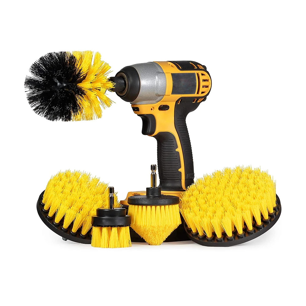 Drill Brush Attachment Set 454G 2"/2.5"/3.5"/4"/5" Yellow Plastic PP Brush Car Washing Brush For Car Washing Bathroom Cleaning
Drill Brush Attachment Set 454G 2"/2.5"/3.5"/4"/5" Yellow Plastic PP Brush Car Washing Brush For Car Washing Bathroom Cleaning
